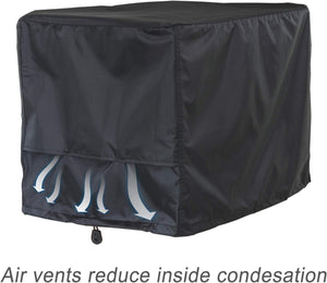 Porch Shield 100% Waterproof Universal Generator Cover Generator Dust Sheets Black