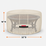 Round - Fire Pit Cover