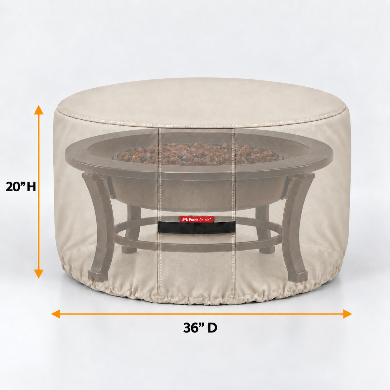 Round - Fire Pit Cover