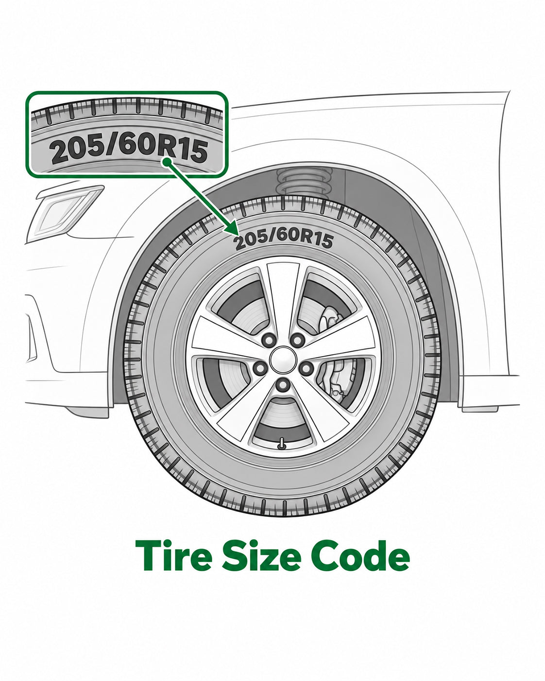 FIND YOUR TIRE SIZE CODE