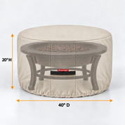 Round - Fire Pit Cover