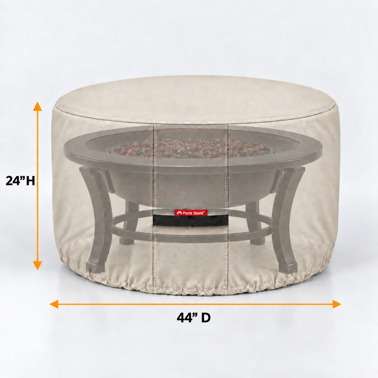 Round - Fire Pit Cover