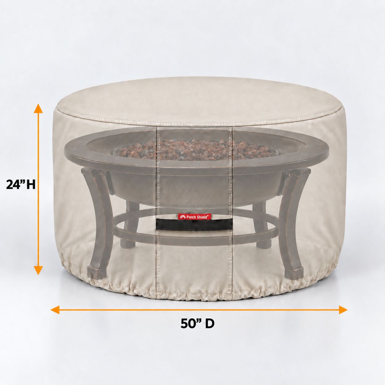 Round - Fire Pit Cover