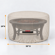 Round - Fire Pit Cover