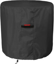 Porch Shield 600D Waterproof Air Conditioner Covers for Outside Units Round AC Cover Black - 34 inch