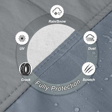 Explore Land Seasonal Tire Cover - Spare Tire Bag with Handle, Heavy Duty Winter Wheel Storage Tote Against Dust and Scratches, 4 Pack