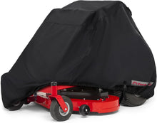 Porch Shield Zero Turn Mower Cover - Waterproof Heavy Duty Riding Lawn Tractor Cover Up to 54-64 inches Decks Black