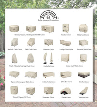 Porch Shield Waterproof Rolling 80-100 Qt Cooler Cart Cover Fits Most Patio Ice Chest Party Cooler (Light Tan, 40"L x 20"W x 32"H)