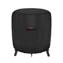 Porch Shield Fire Pit Cover - Waterproof 600D Heavy Duty Fade Resistant Round Patio Fire Bowl Cover Black - 32 inch