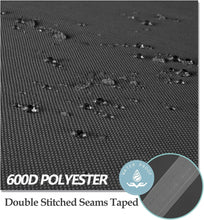 Porch Shield 600D Waterproof Air Conditioner Covers for Outside Units Round AC Cover Black - 34 inch