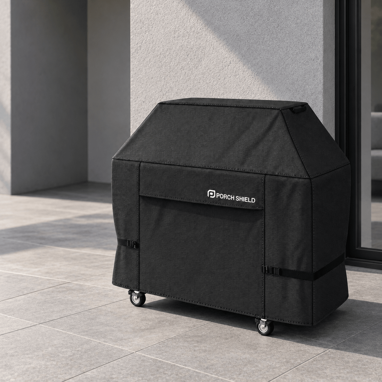 BBQ Grill Cover Black 50"L x 24"W x 46"H - Explore Land
