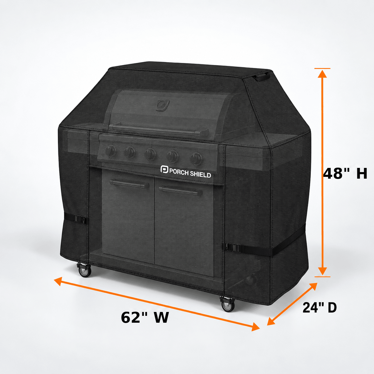 BBQ Grill Cover Light Tan Up to 60" - Explore Land