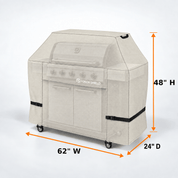 BBQ Grill Cover Light Tan Up to 60" - Explore Land