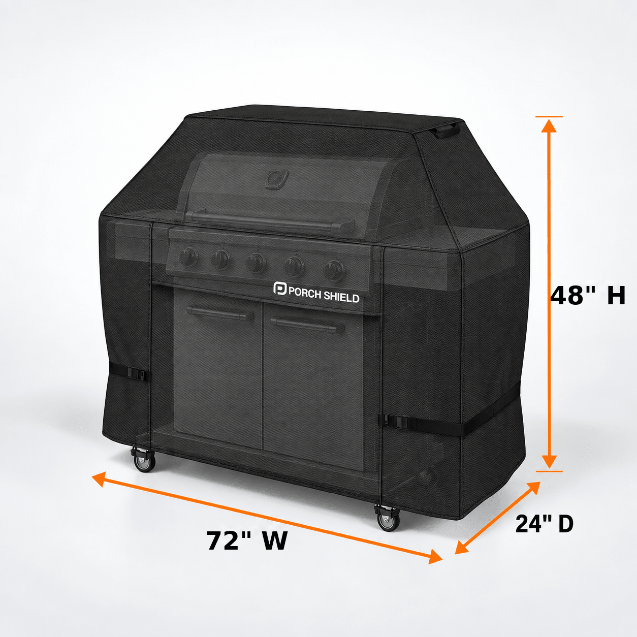 BBQ Grill Cover Light Tan Up to 70" - Explore Land