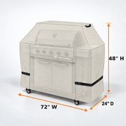 BBQ Grill Cover Light Tan Up to70" - Explore Land