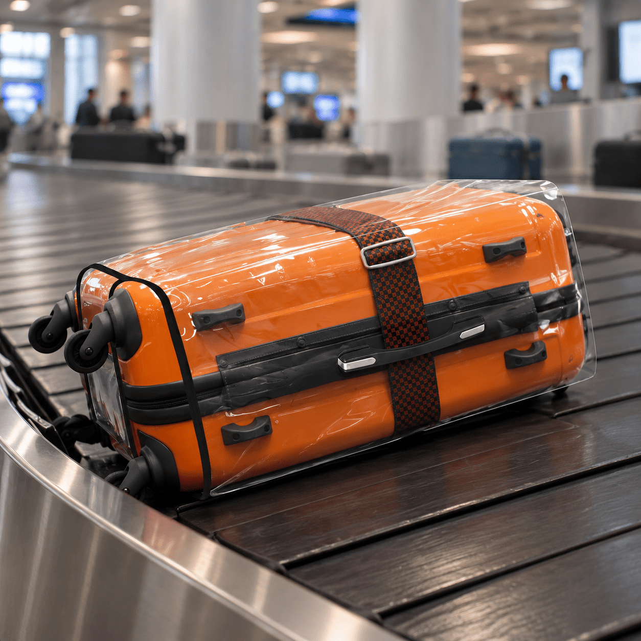 Clear PVC Suitcase Cover Protector L - Explore Land
