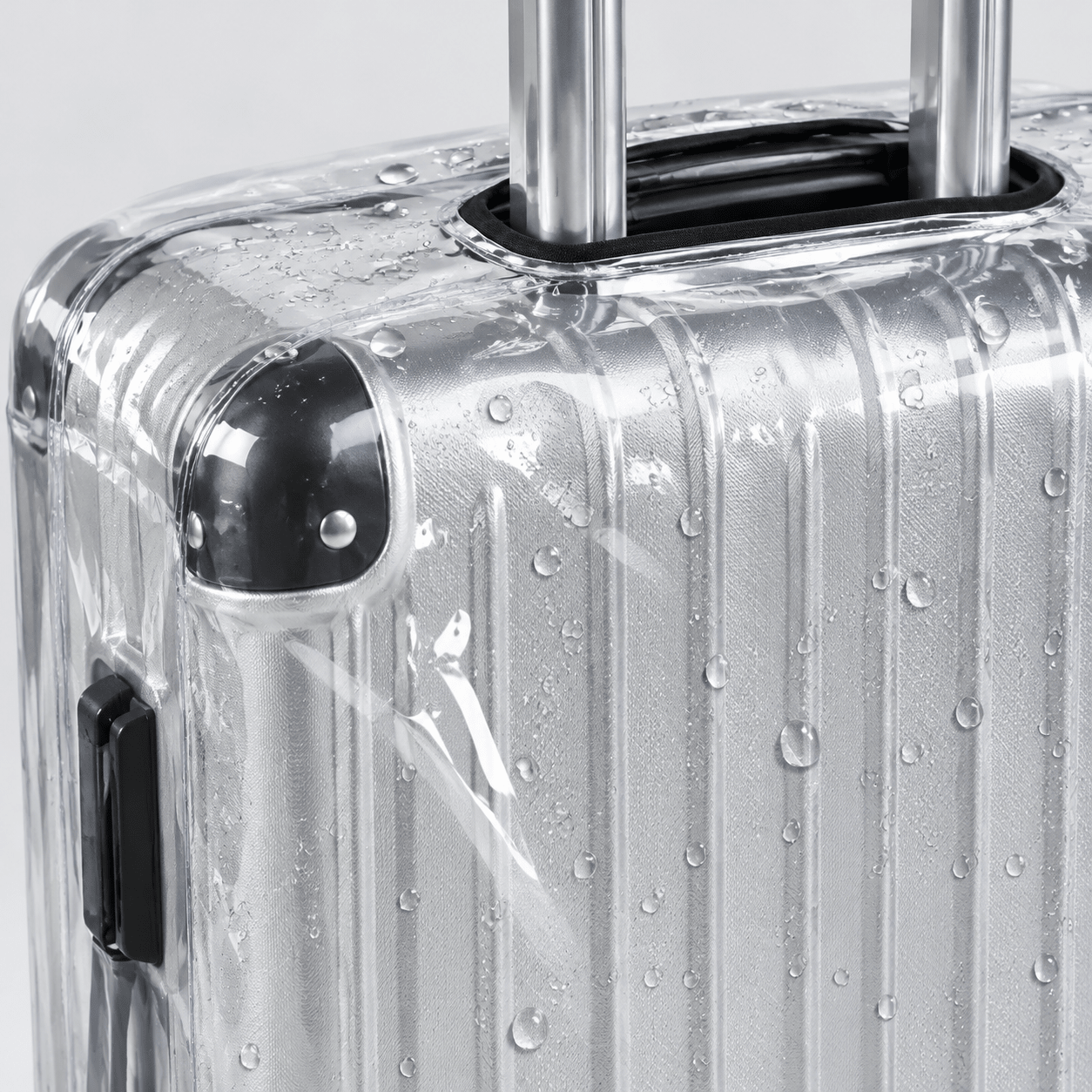 Clear PVC Suitcase Cover Protector L - Explore Land