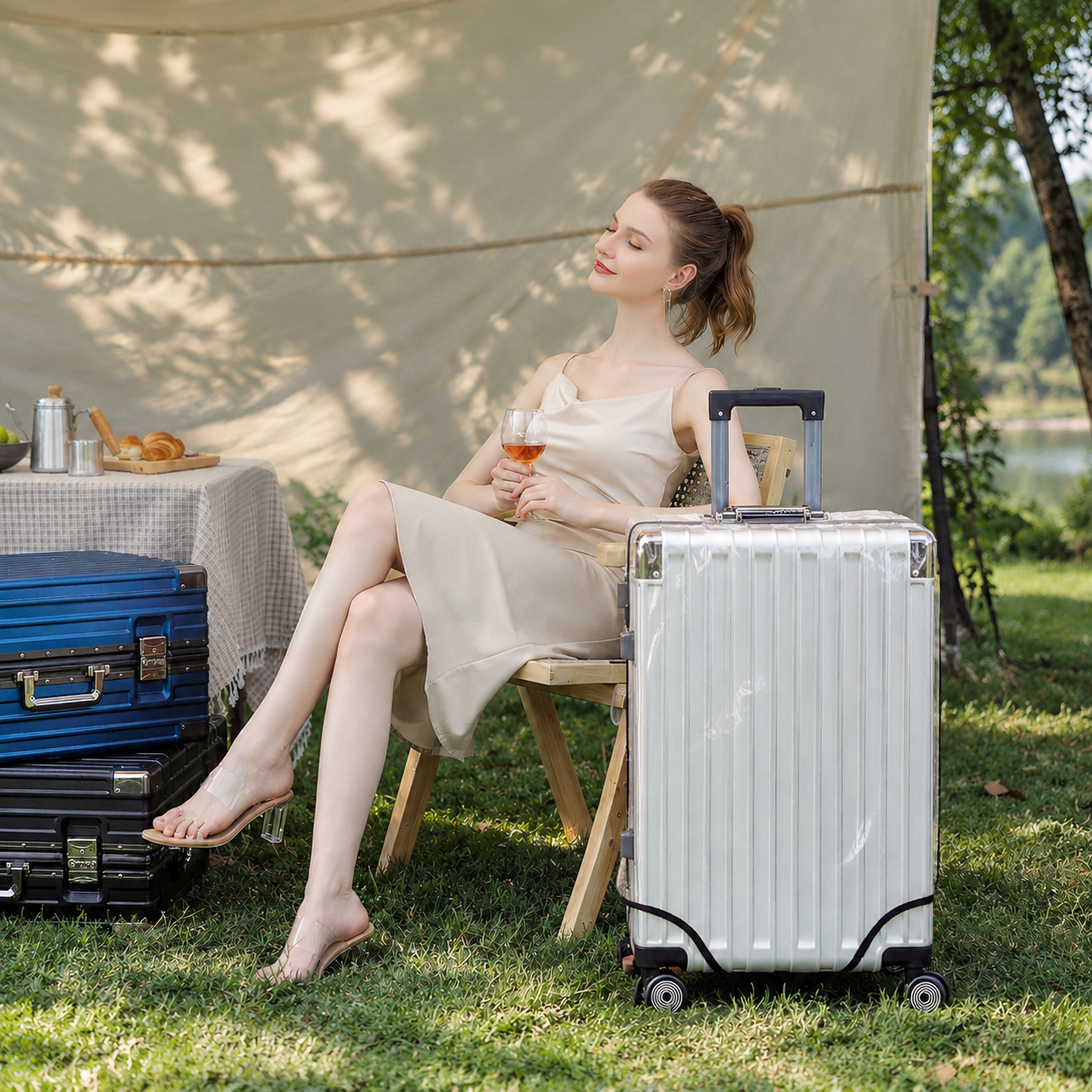 Clear PVC Suitcase Cover Protector