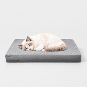 Dog Bed Cover Grey 36”Lx23”Wx3.5”H - Explore Land