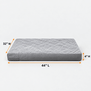 Dog Bed Cover Grey 44lx32wx4h - Explore Land