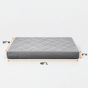 Dog Bed Cover Grey 48lx30wx4h - Explore Land