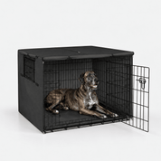 Dog Crate Cover 24.0"L x 18.0"W x 20.0"H Black - Explore Land