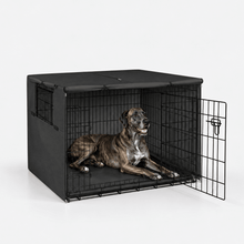 Dog Crate Cover 24.0"L x 18.0"W x 20.0"H Black - Explore Land