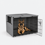 Dog Crate Cover 24.0"L x 18.0"W x 20.0"H Grey - Explore Land