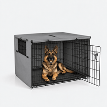 Dog Crate Cover 24.0"L x 18.0"W x 20.0"H Grey - Explore Land
