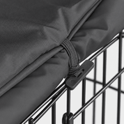 Dog Crate Cover Black 24.0"L x 18.0"W x 20.0"H - Explore Land