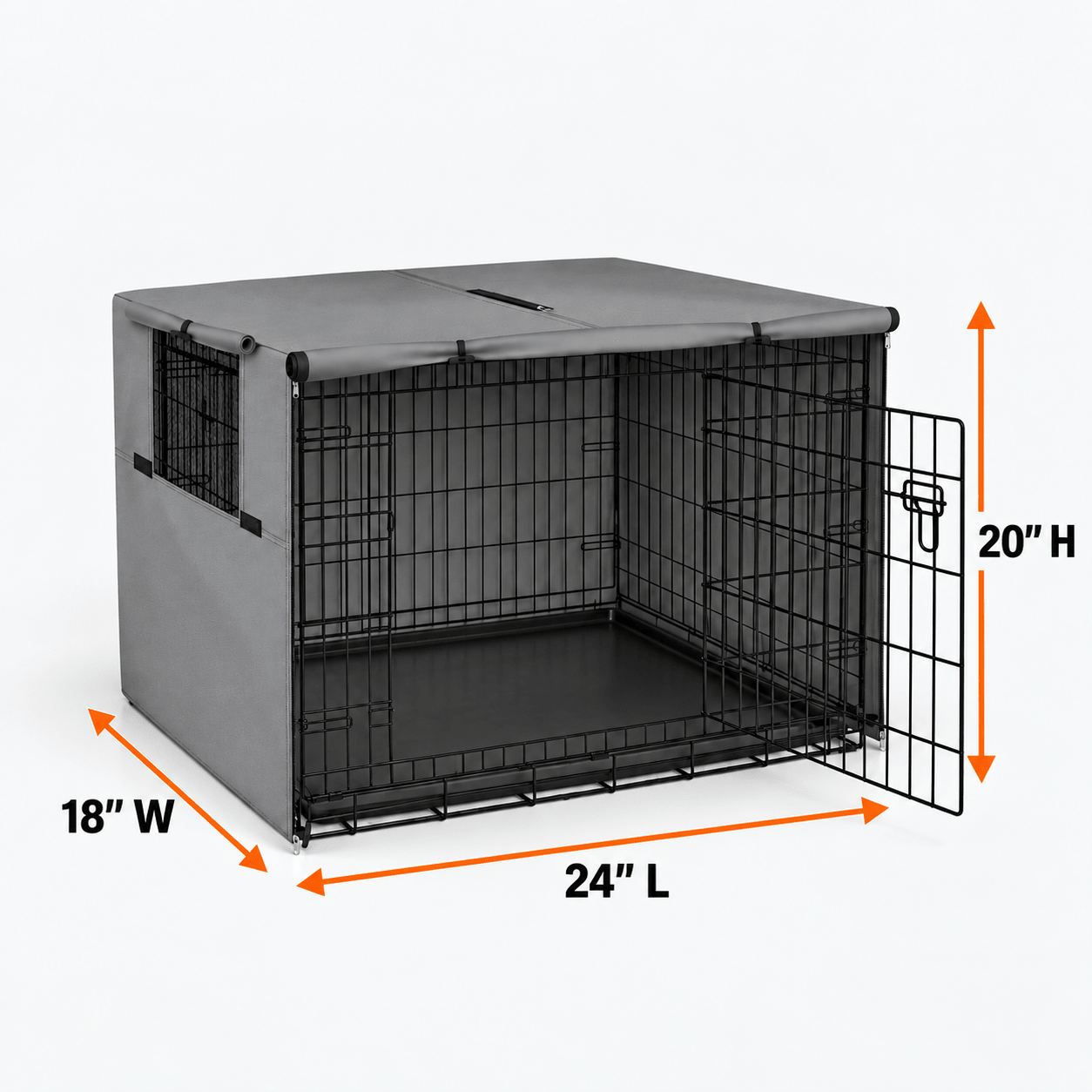 Dog Crate Cover Tan 24.0"L x 18.0"W x 20.0"H - Explore Land