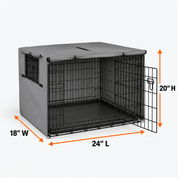 Dog Crate Cover Tan 24.0"L x 18.0"W x 20.0"H - Explore Land