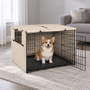Dog Crate Cover Tan 24"L x 18"W x 20"H - Explore Land