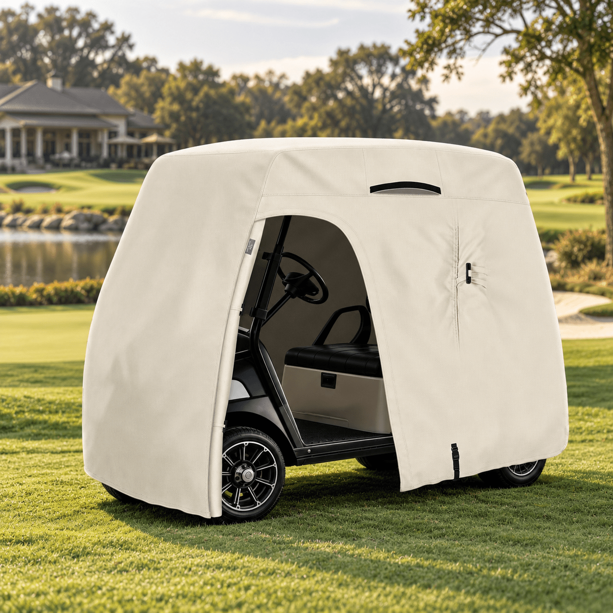 Golf Cart Cover 4 person (108L x 48 W x66H inch) - Explore Land