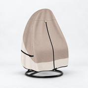 Hanging Egg Chair Cover Beige Double Seat - Explore Land