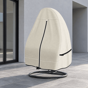 Hanging Egg Chair Cover Beige Double Seat - Explore Land