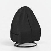 Hanging Egg Chair Cover Black Double Seat - Explore Land