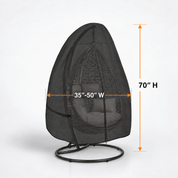 Hanging Egg Chair Cover Light Tan & Khaki Double Seat - Explore Land
