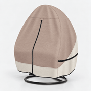 Hanging Egg Chair Cover Light Tan & Khaki Double Seat - Explore Land