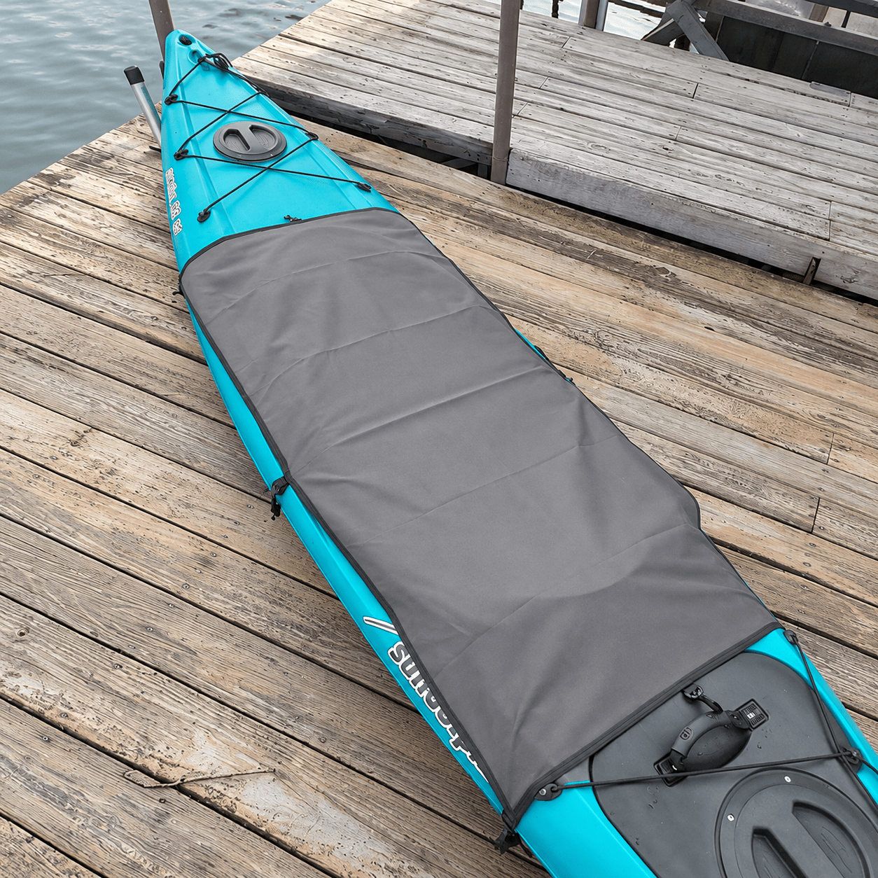 Kayak Cockpit Cover Grey 44"L x 28"W - Explore Land
