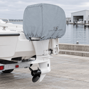 Outboard Motor Cover Grey up to 25 HP - Explore Land