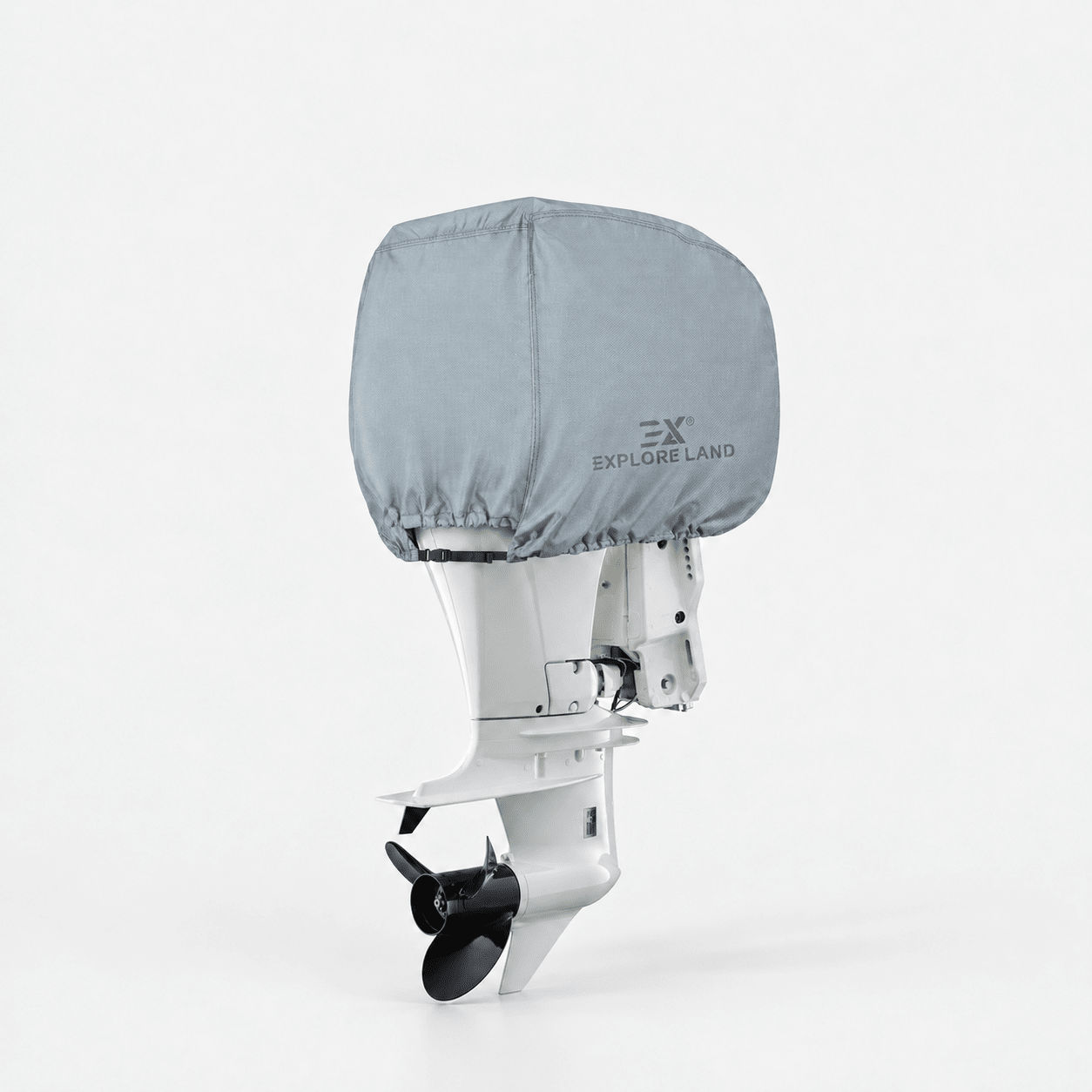 Outboard Motor Cover Grey up to 25 HP - Explore Land