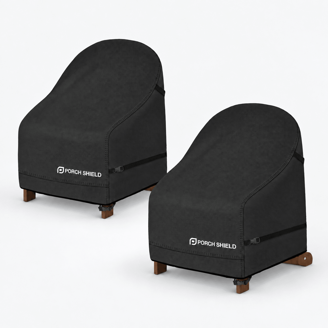Outdoor Chair Cover-Adirondack 2 Pack Black 28"W x 30"D x 36"H - Explore Land