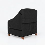 Outdoor Chair Cover-Adirondack 2 Pack Black 28"W x 30"D x 36"H - Explore Land