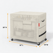 Outdoor Cooler Cart Cover Light Tan 321 830- Explore Land