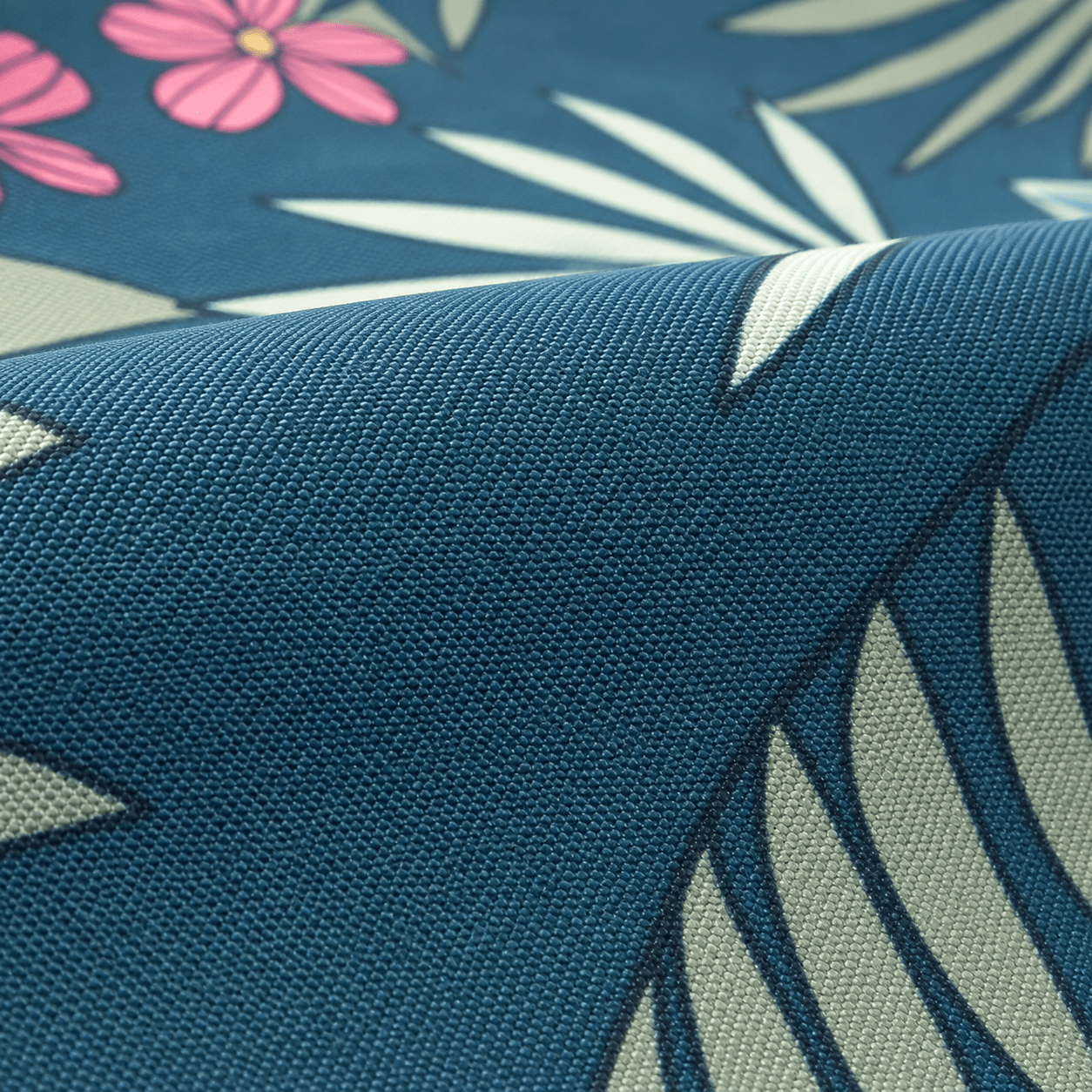 Outdoor Cushion Cover Summer Blossom 19"W x 19"D x 4"H - Explore Land