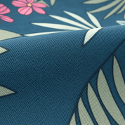 Outdoor Cushion Cover Summer Blossom 19"W x 19"D x 4"H - Explore Land
