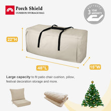 Patio Cushion Storage Bag 48"L x 15"W x 22"H Beige - Explore Land