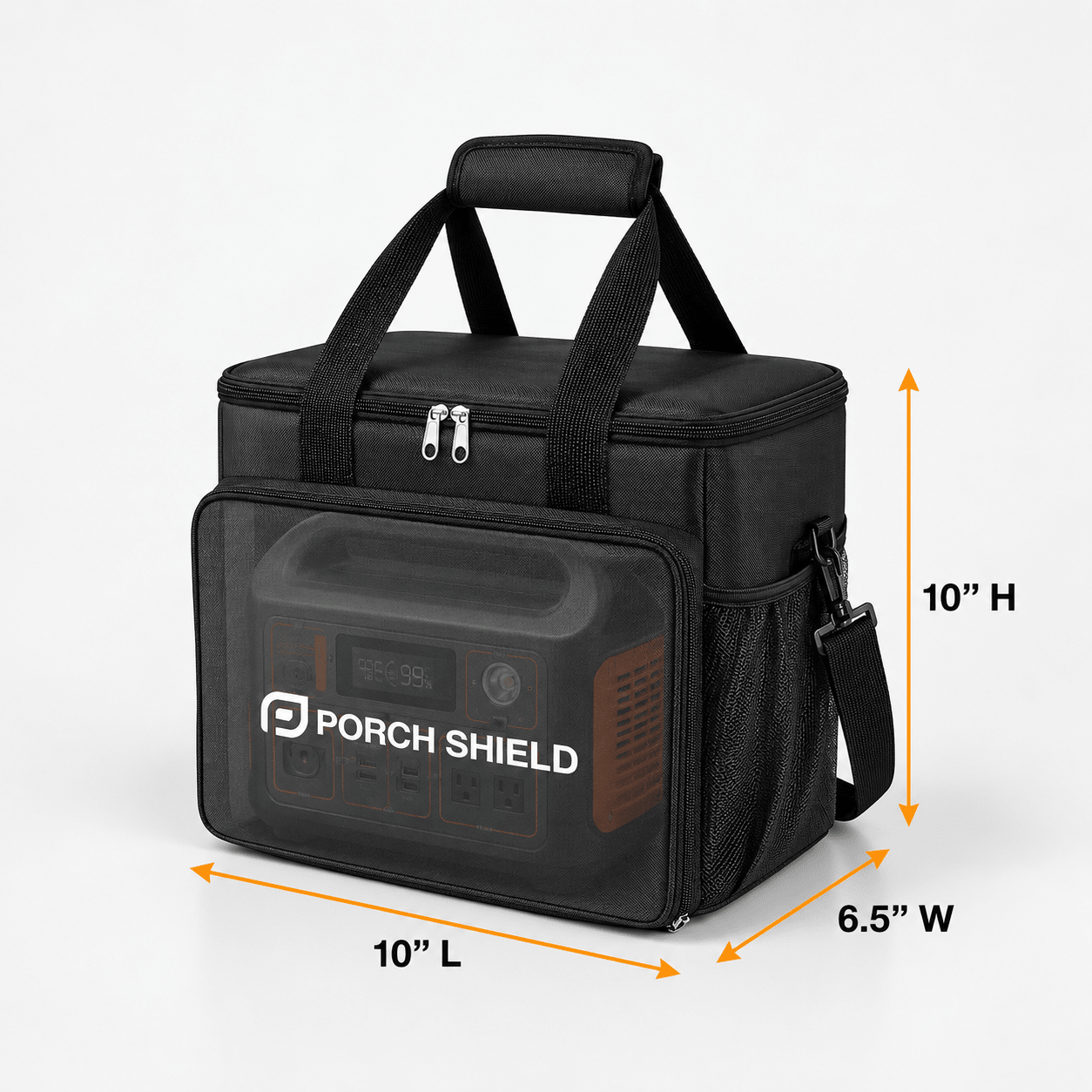 Portable Power Station Carrying Bag Black Fit 160W-300W - Explore Land