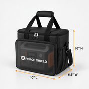 Portable Power Station Carrying Bag Black Fit 160W-300W - Explore Land